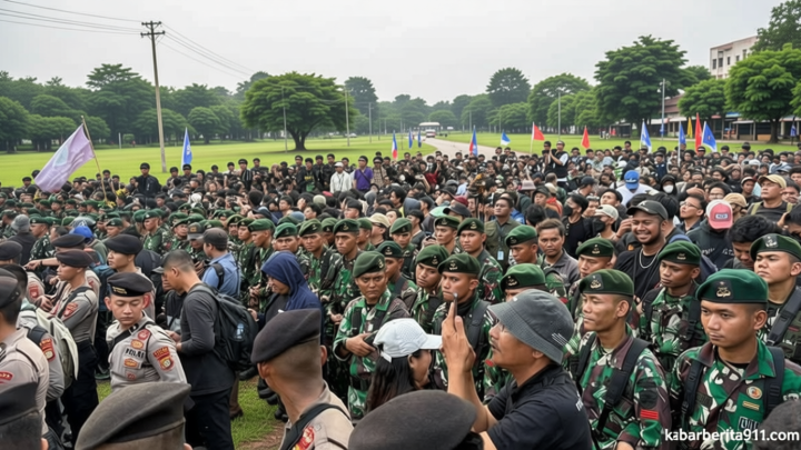 Key Strategy: 4.000-an Aparat Kawal Demo Mahasiswa Trisakti Hingga ke DPR