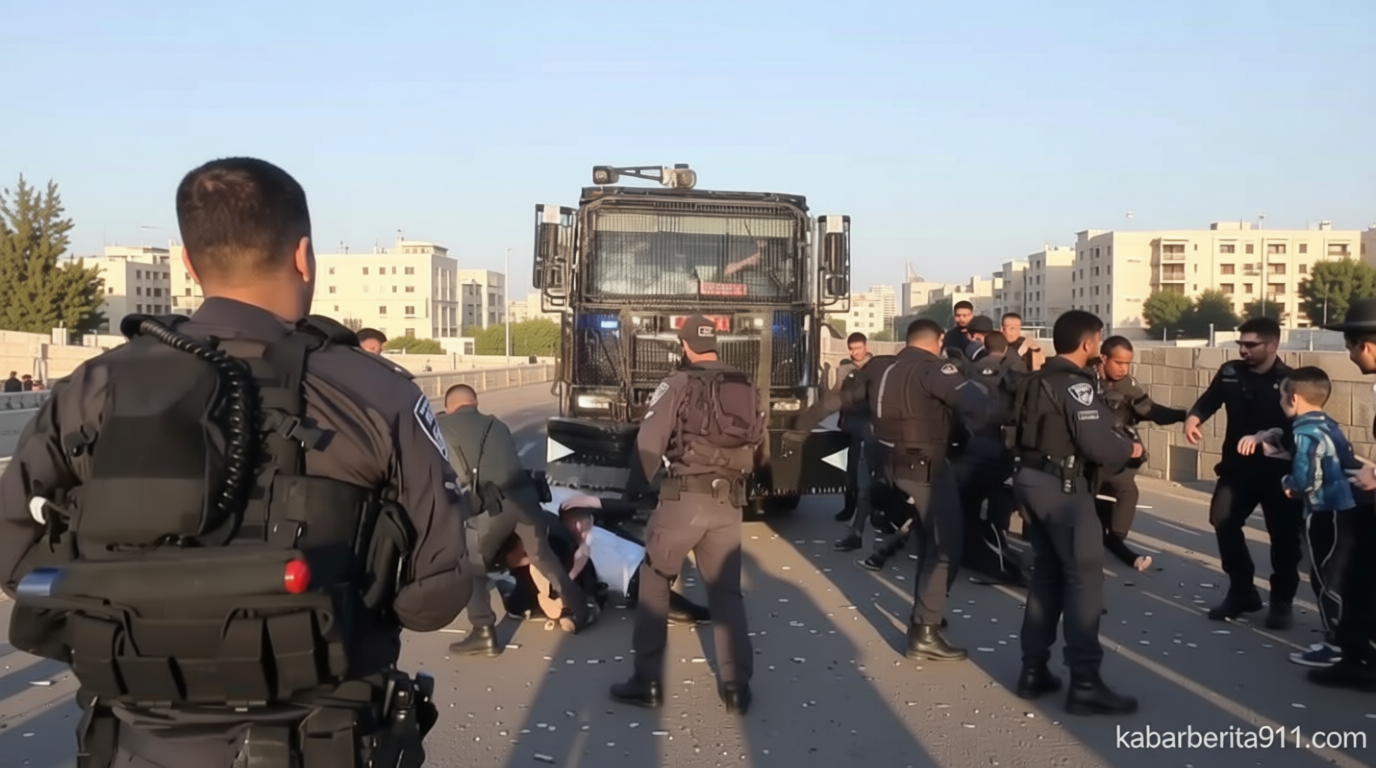 VIDEO: Bentrok di Yerusalem, Tolak Wajib Militer