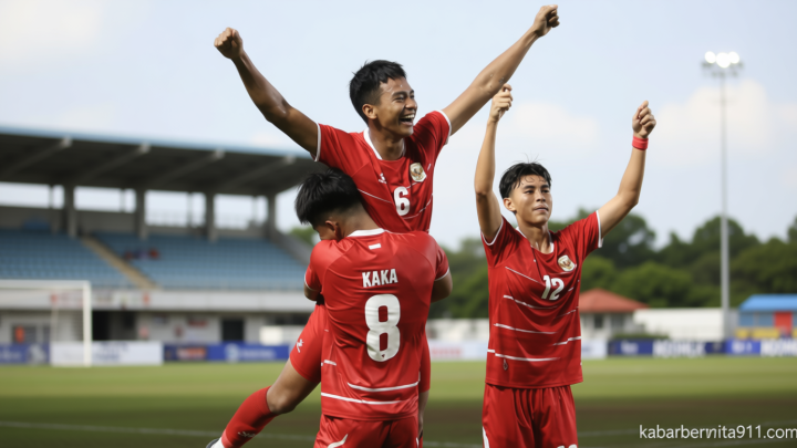 FOTO: Timnas Indonesia U-19 Lolos Semifinal usai Gebuk Vietnam