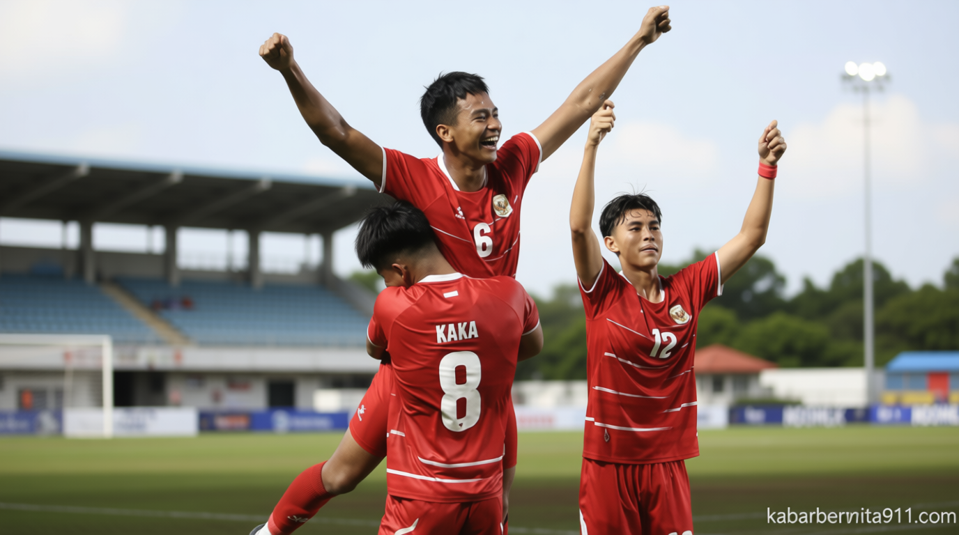 FOTO: Timnas Indonesia U-19 Lolos Semifinal usai Gebuk Vietnam
