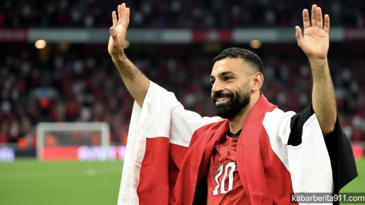FOTO: Mesir Petik Kemenangan Pertama di Piala Dunia