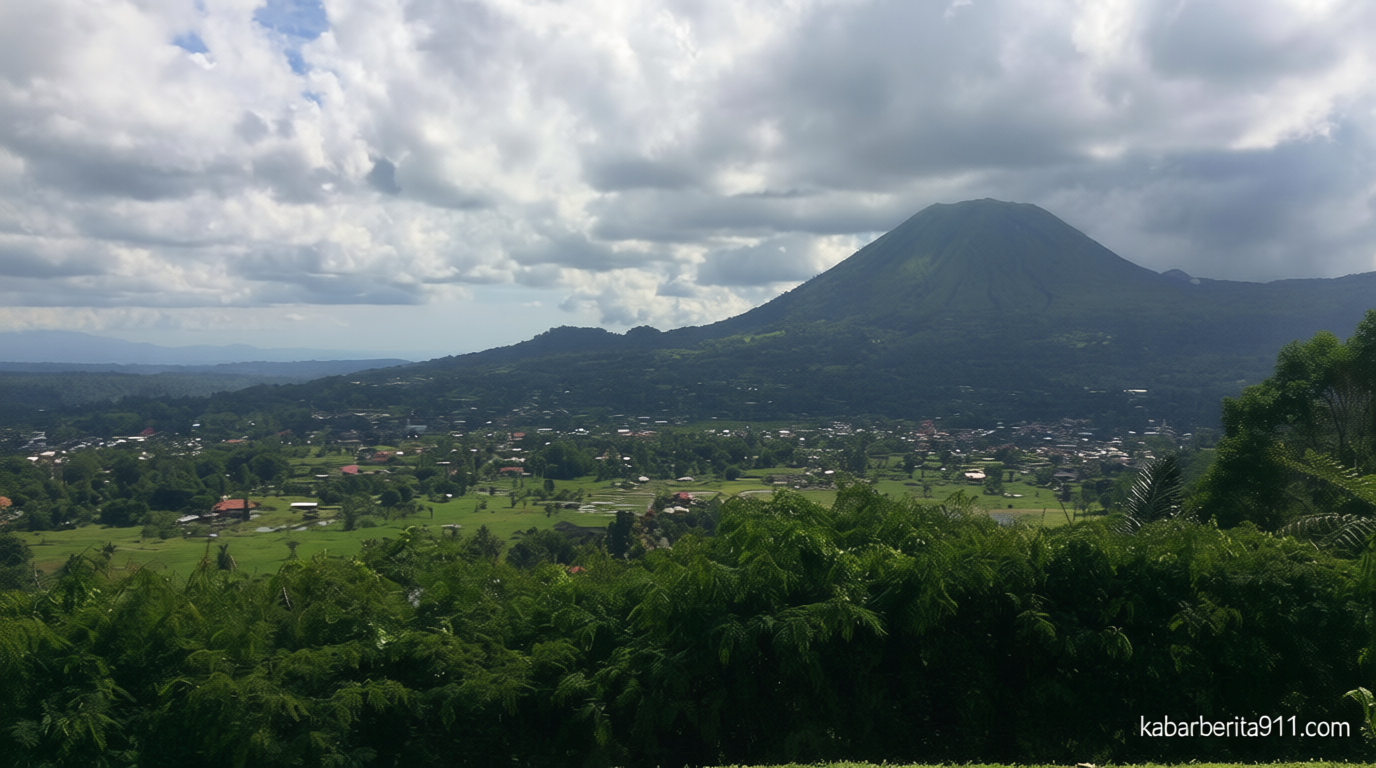 Gempa Vulkanik Dangkal-Tektonik Dominasi Aktivitas Gunung Lokon