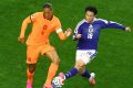 Historic Moment: Babak 1 Piala Dunia: Duel Alot, Belanda vs Jepang Imbang
