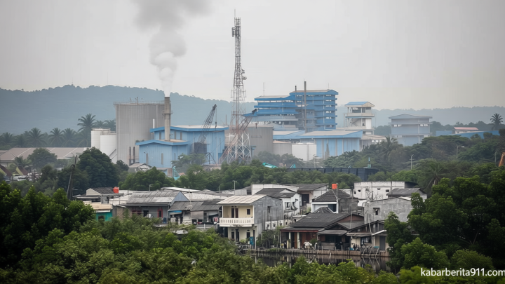 Puluhan Warga Karawaci Protes Polusi Debu Batu Bara dari Pabrik