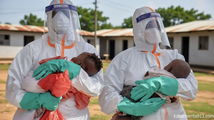 FOTO: Bayi-bayi Yatim Piatu Penyintas Ebola di Panti Asuhan Kongo