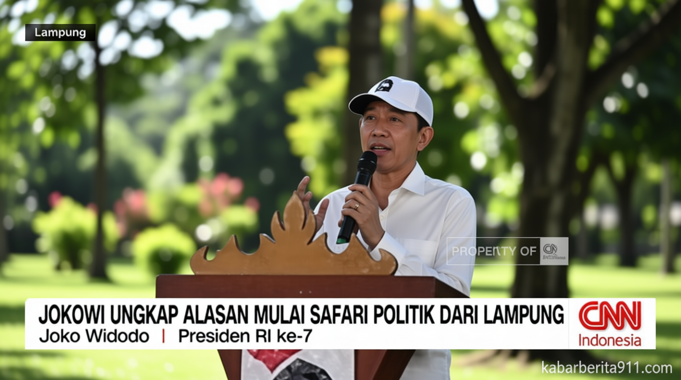 VIDEO: Jokowi Ungkap Alasan Memulai Safari Politik dari Lampung
