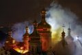 FOTO: Katedral Tertua Selamat dari Nazi Kini Hangus Oleh Rudal Rusia