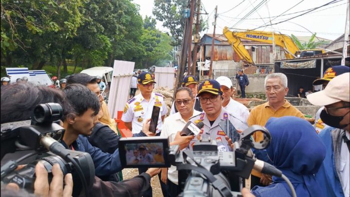 Key Strategy: Perbaikan, Jalan Lenteng Agung Arah Depok Ditutup Sementara