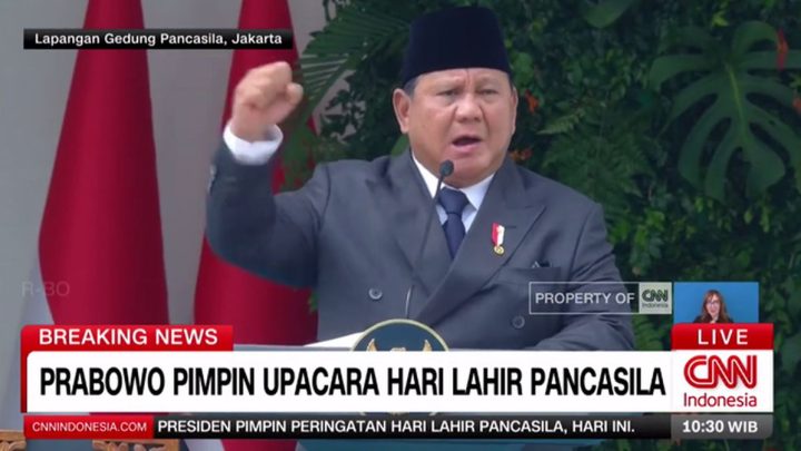 Visit Agenda: VIDEO: FULL Pidato Berapi-api Prabowo di Hari Lahir Pancasila
