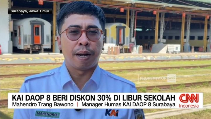 VIDEO: KAI Daop 8 Beri Diskon 30% di Libur Sekolah