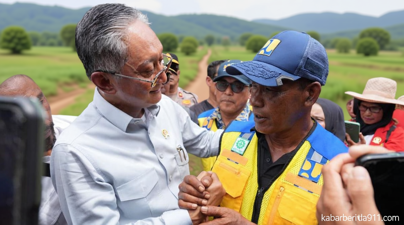 Menteri PU Apresiasi Warga Inisiatif Benahi Jembatan Enang-Enang Aceh
