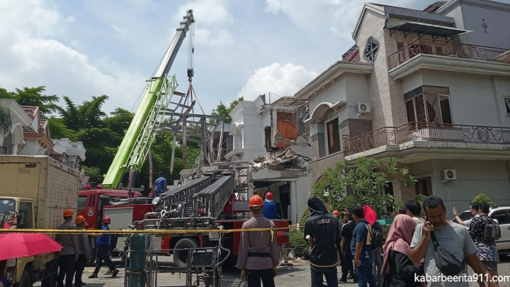 Kesaksian Pekerja Dengar Teriakan dari Rumah Meledak di Polonia Medan