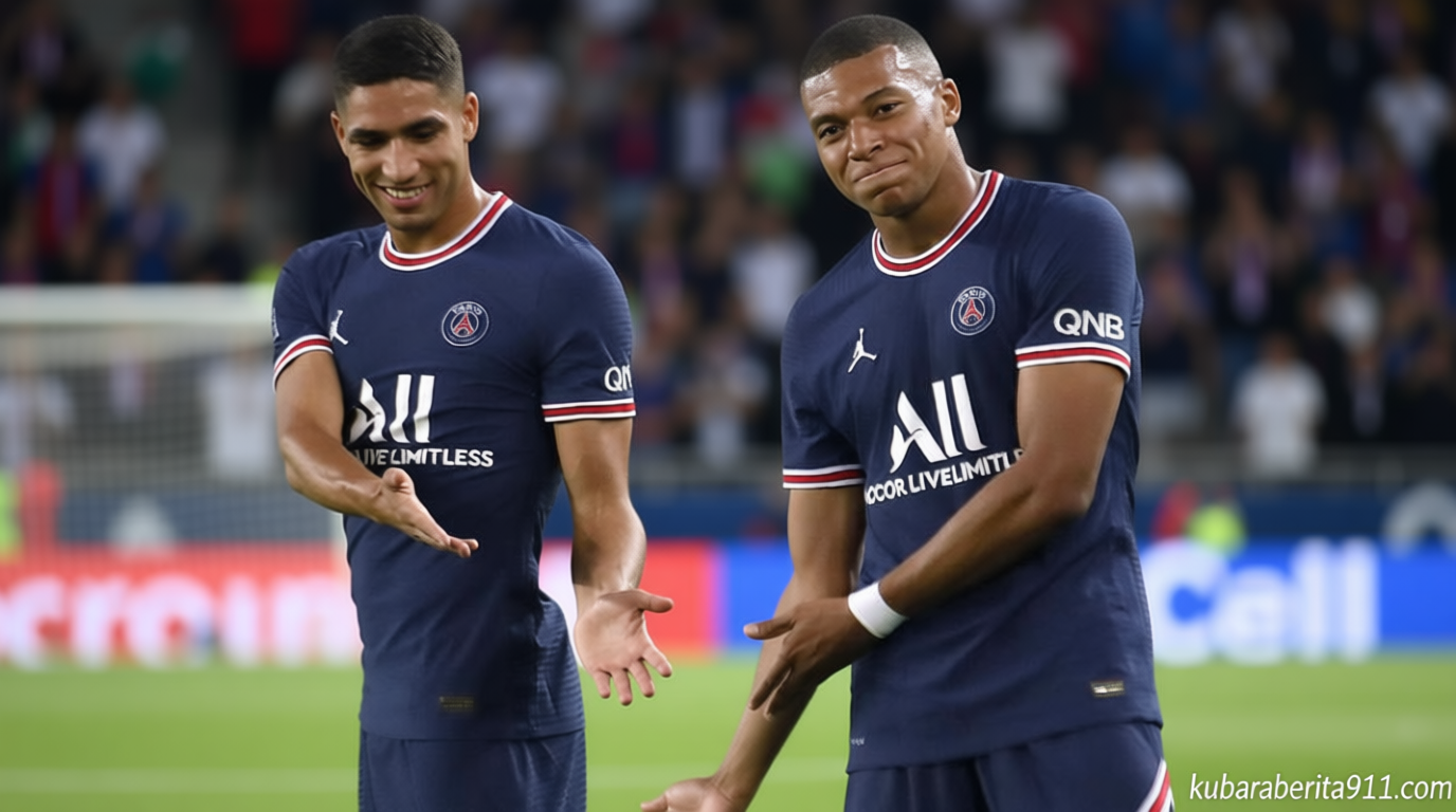 Mbappe vs Hakimi, Duel Dua Sahabat di Perempat Final Piala Dunia 2026