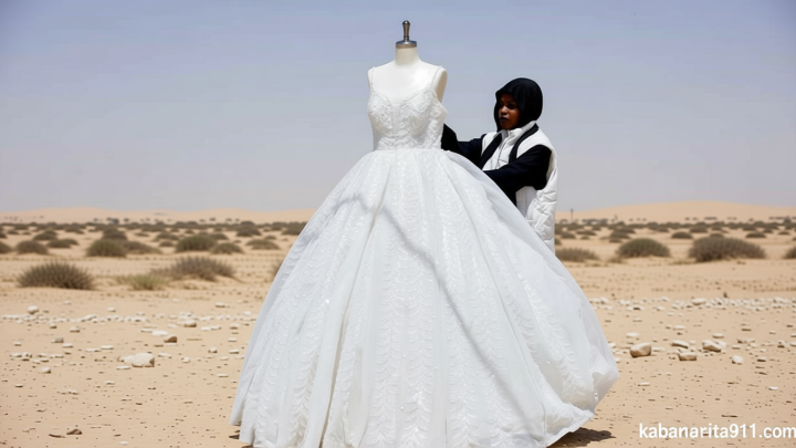 FOTO: Krisis Berkepanjangan, Warga Gaza Daur Ulang Gaun Pengantin
