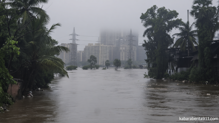 Visit Agenda: FOTO: India Dilanda Monsun Ekstrem, saat PM Modi Lawatan ke RI