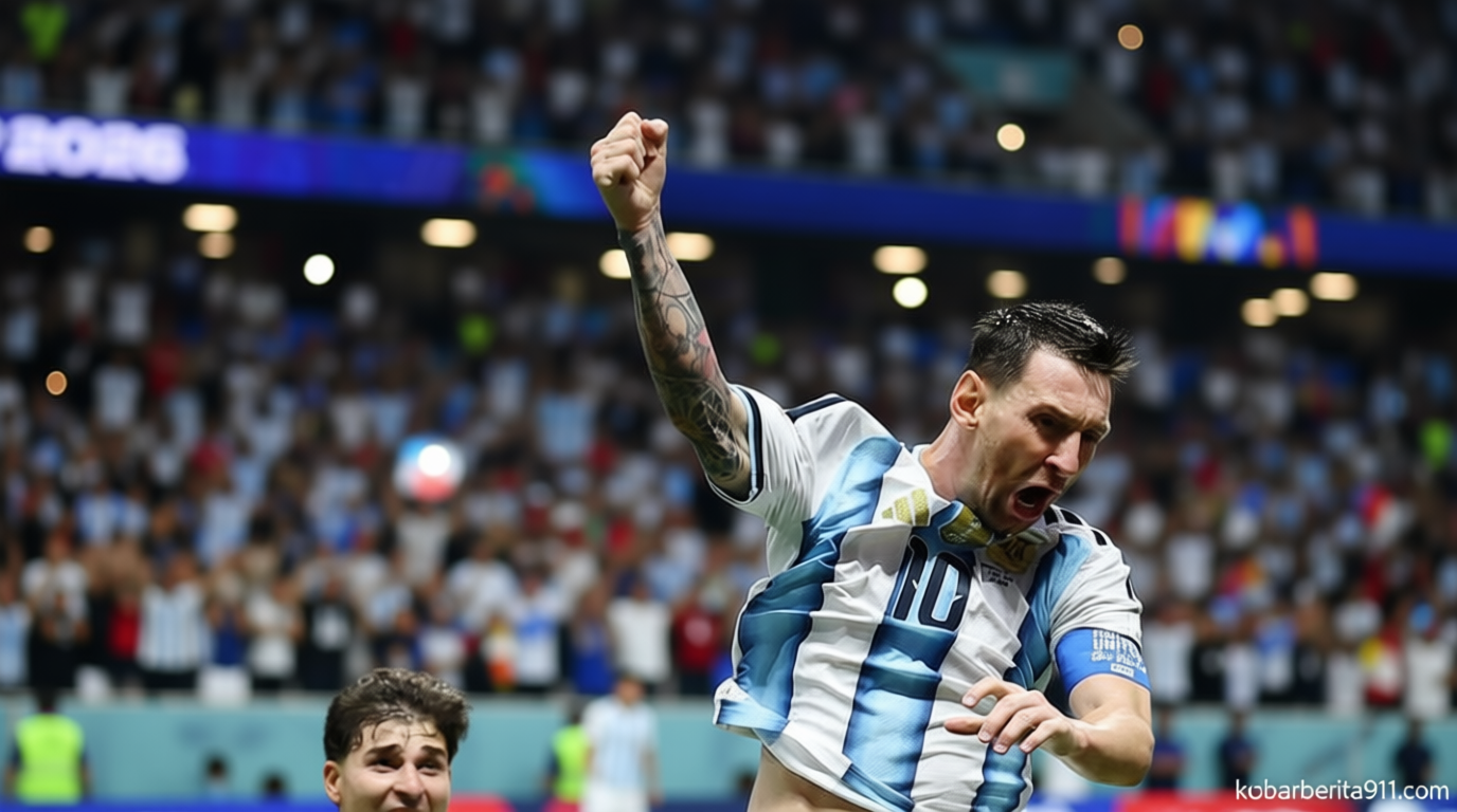 Rekor-rekor yang Bisa Dipecahkan Messi di Inggris vs Argentina