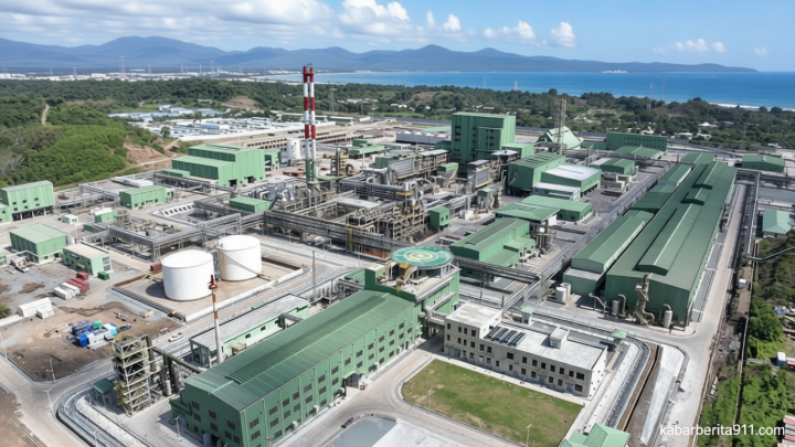 Smelter Tembaga Amman Rampung, Kapasitas 900 Ribu MT per Tahun