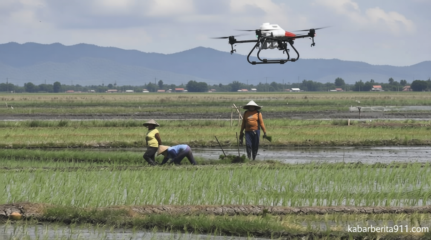 Amran Klaim Metode Tanam Modern Kerek Penghasilan Petani ke Rp16 Juta