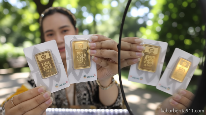 Harga Emas Antam Naik Rp15 Ribu ke Level Rp2,616 Juta Hari Ini