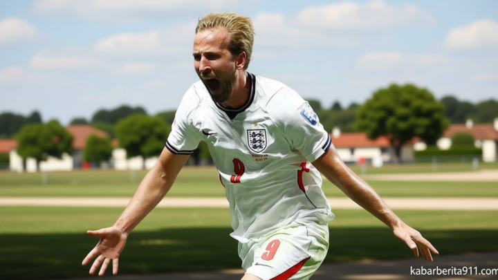 FOTO: Harry Kane Jaga Mimpi Juara Inggris di Piala Dunia