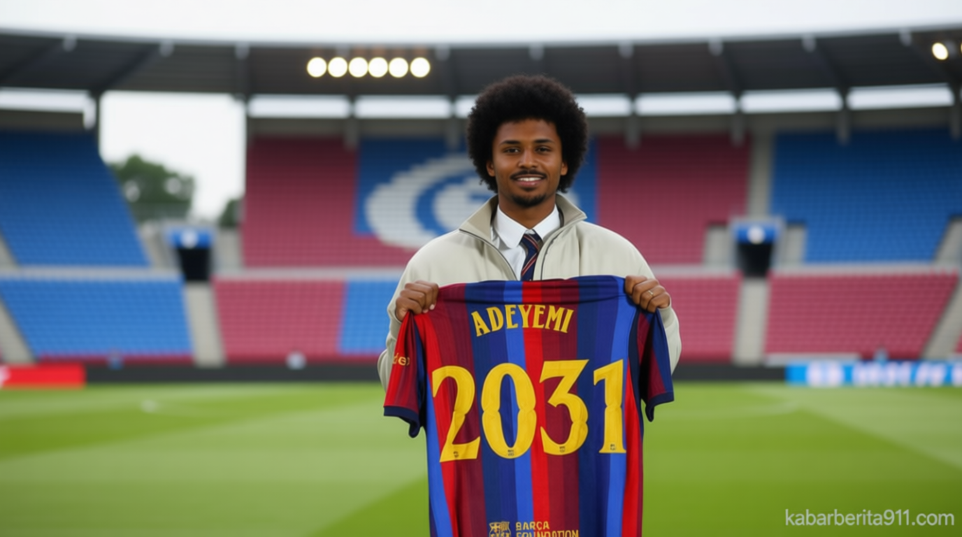 Adeyemi Resmi ke Barcelona, Memburu ‘Tsunami’ Trofi