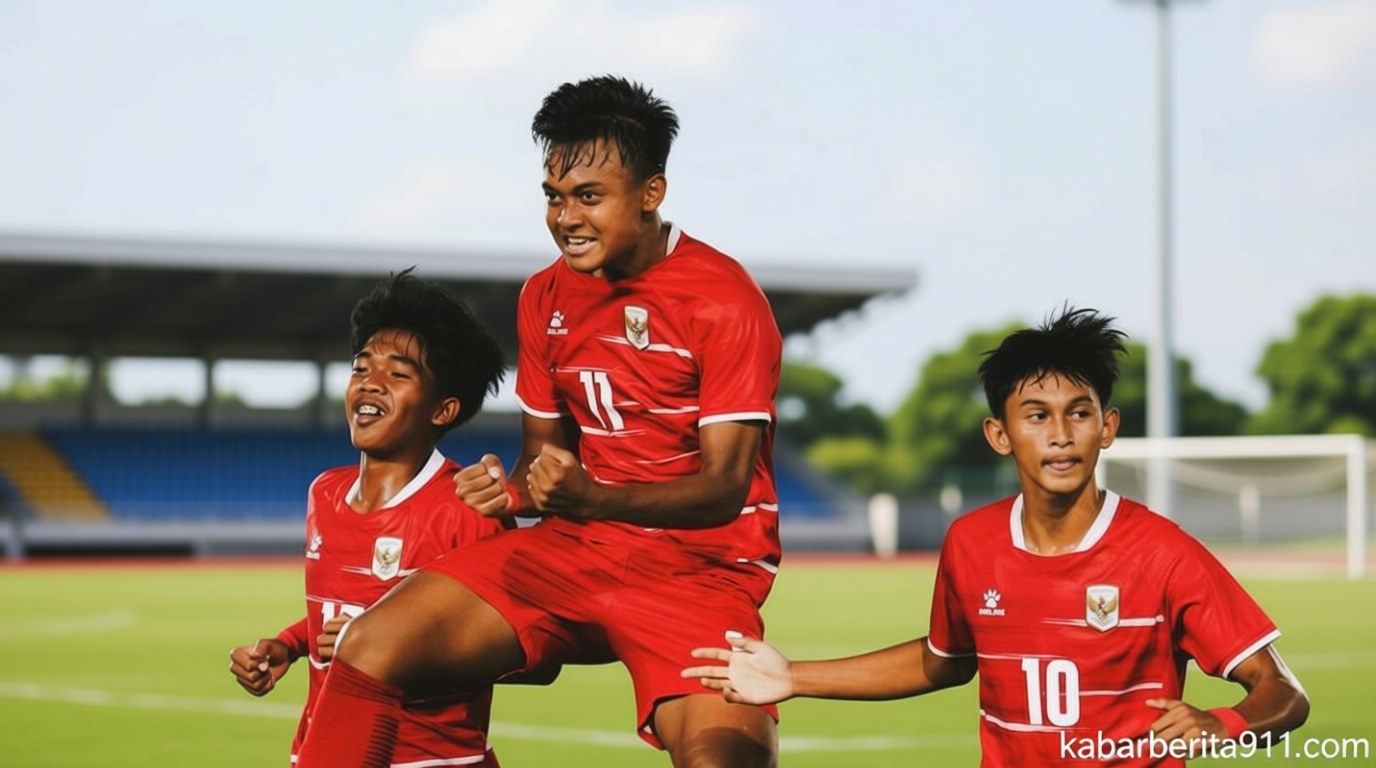 Hasil Uji Coba: Cetak Gol Telat – Malaysia U-17 Tahan Imbang Indonesia