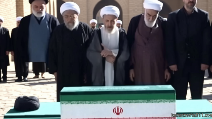 Visit Agenda: Momen 3 Putra Ayatollah Ali Khamenei Angkat Peti Jenazah Sang Ayah