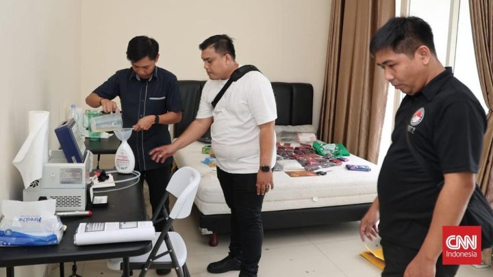 Important Visit: Polisi Bongkar Home Industry Etomidate di PIK, WN Singapura Ditangkap