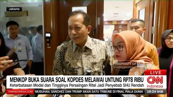 VIDEO: Menkop Tanggapi Sorotan Laba Kopdes Melawai Baru