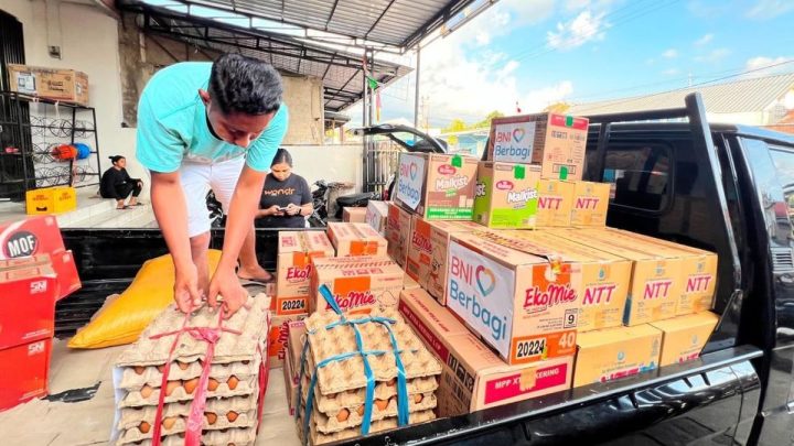 BNI Salurkan Bantuan ke NTT, Pastikan Layanan Perbankan Tetap Jalan