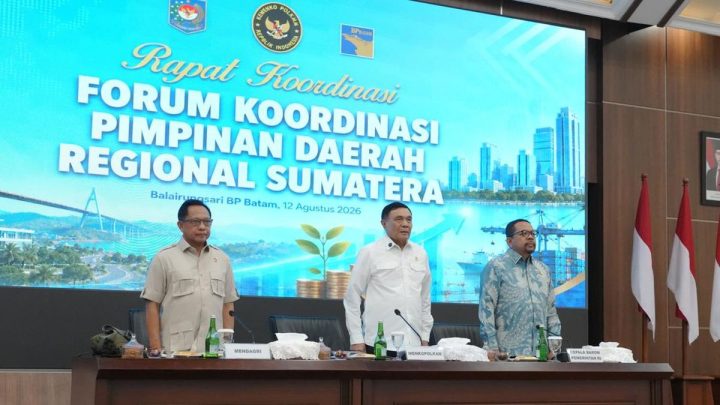 Mendagri Dorong Forkopimda Sumatra Solid Jaga Stabilitas dan Ekonomi
