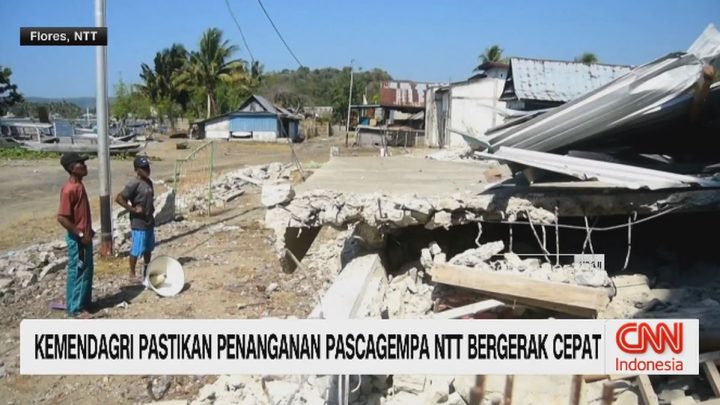 VIDEO: Kemendagri Pastikan Penanganan Pascagempa NTT Bergerak Cepat
