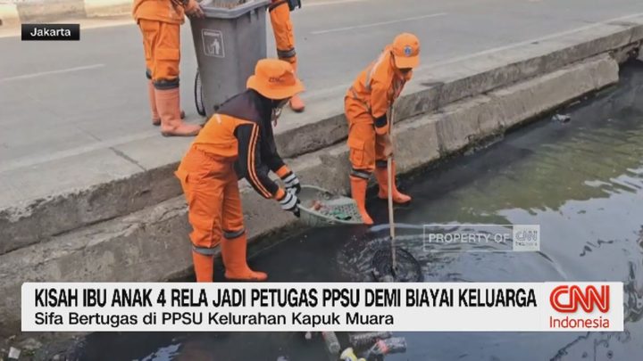 VIDEO: Kisah Ibu 4 Anak Jadi Petugas PPSU Demi Biayai Keluarga