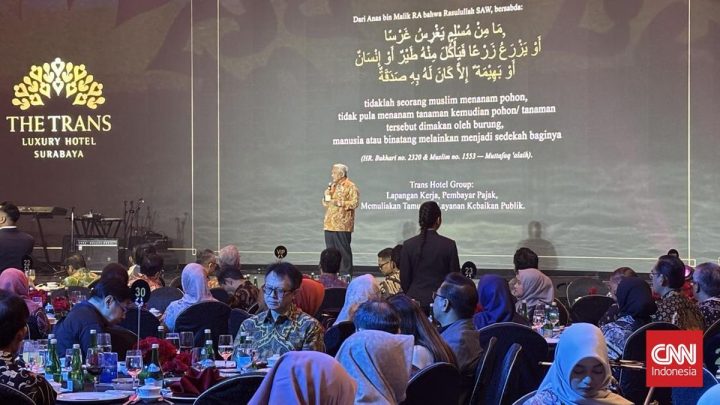 M Nuh Pimpin Doa dalam Grand Opening Trans Luxury Hotel Surabaya