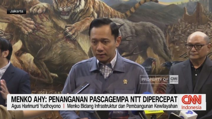 VIDEO: Menko AHY: Penanganan Pascagempa NTT Dipercepat