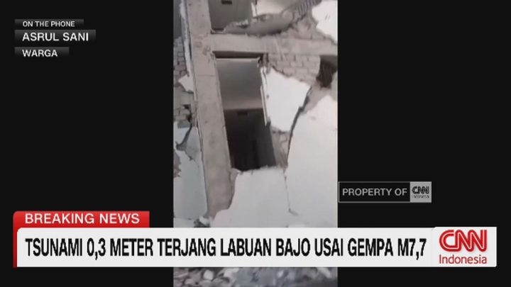 VIDEO: Gempa Guncang Nagekeo, Warga Berlarian ke Dataran Tinggi