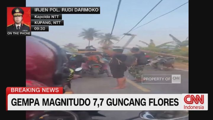 VIDEO: Kapolda NTT Update Situasi Terkini Gempa Magnitudo 7,7 Flores