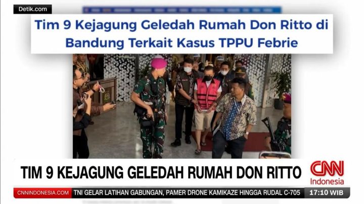VIDEO: Tim 9 Kejagung Geledah Rumah Don Ritto