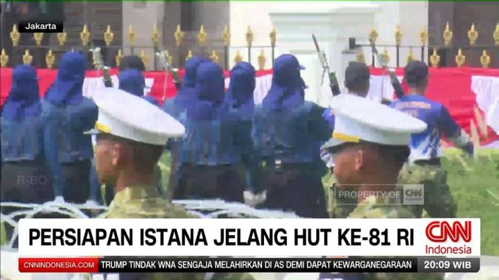 VIDEO: H-5 HUT Ke-81 RI, Gladi Kotor di Istana Semakin Matang
