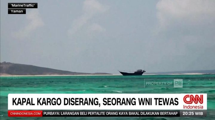 VIDEO: Kapal Kargo Diserang, Seorang WNI Tewas