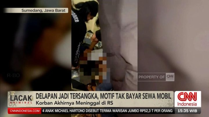 VIDEO: 8 Jadi Tersangka, Motif Tak Bayar Sewa Mobil Berujung Maut