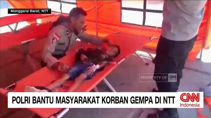 VIDEO: Polri Bantu Masyarakat Korban Gempa