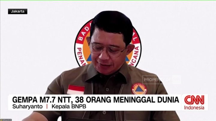 VIDEO: Gempa M7,7 NTT, 38 Orang Meninggal Dunia