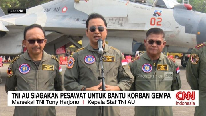 VIDEO: TNI AU Siagakan Pesawat untuk Bantu Korban Gempa