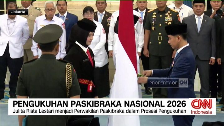 VIDEO: Wapres Gibran Mengukuhkan 76 Anggota Paskibraka