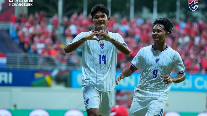 Babak I: Teerasak Ganas, Thailand Unggul 2-0 atas Singapura