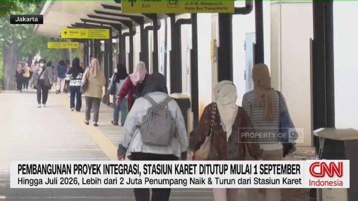 VIDEO: Proyek Integrasi, Stasiun Karet Ditutup Mulai 1 September