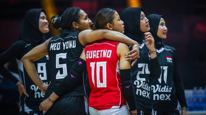 Link Live Streaming Timnas Voli Indonesia vs Nepal di Asian Games